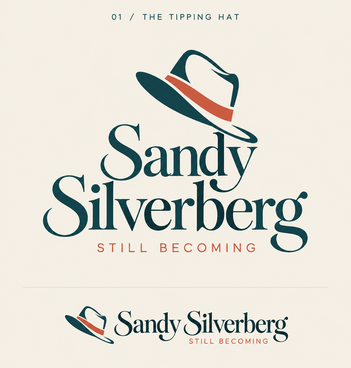Sandy Silverberg — Still Becoming, with a tipped hat
